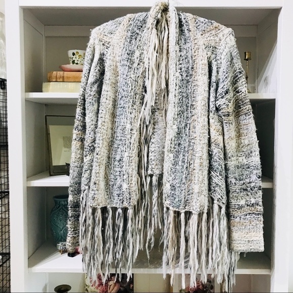 Free People Birkenstock wool chunky knit cardigan sweater - Picture 9 of 13